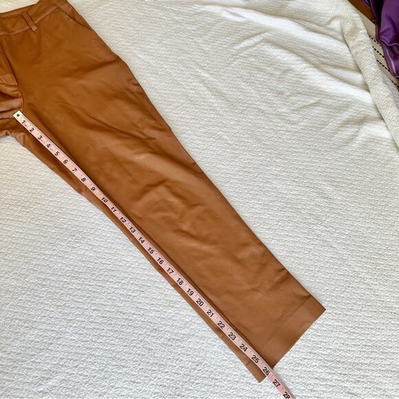 Commando Faux Leather 7/8 Pants  Cocoa Tan Brown - Picture 8 of 10
